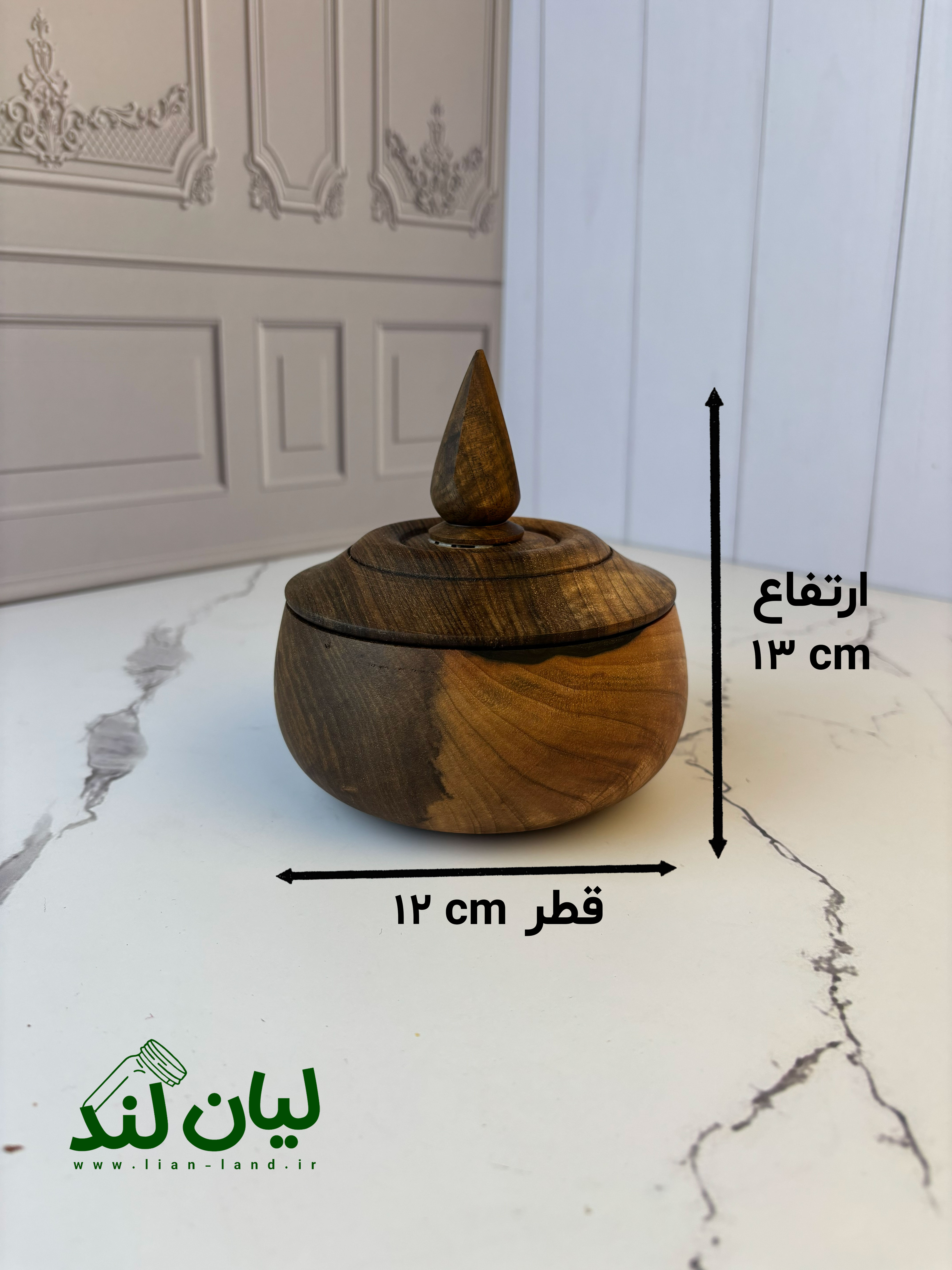 قندان چوبی (قطر 12)