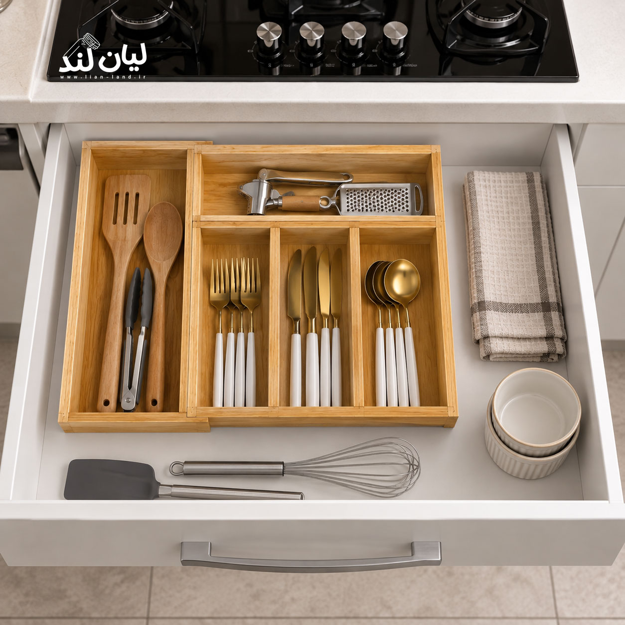 جا قاشقی رابروود (5 خانه)